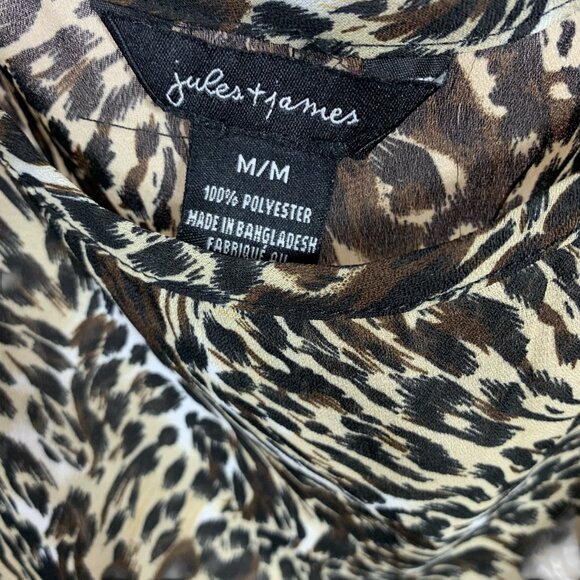 boho print loose fitting top  for women size medium JULES & JAMES - Picture 2 of 12